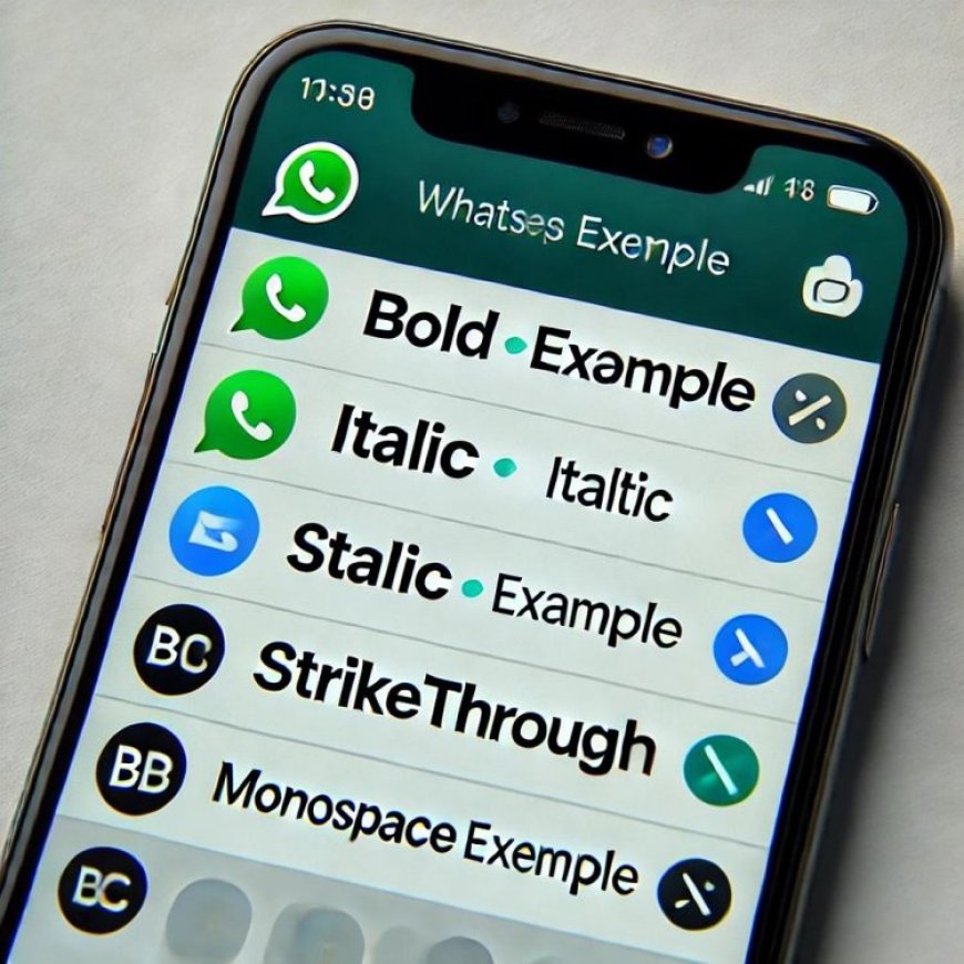 Whatsapp Mesajlarında Yazı Biçimlendirme